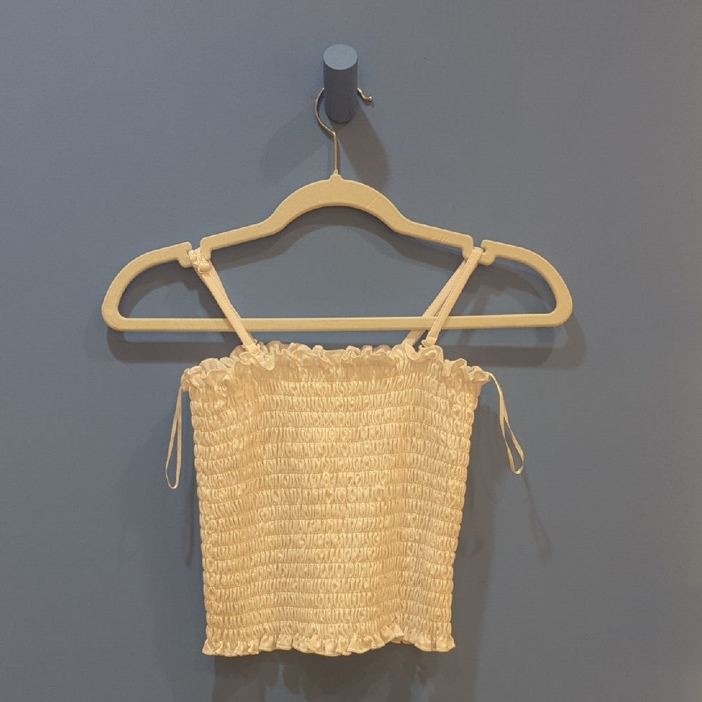 Urban Heritage Cream Smocked Camisole